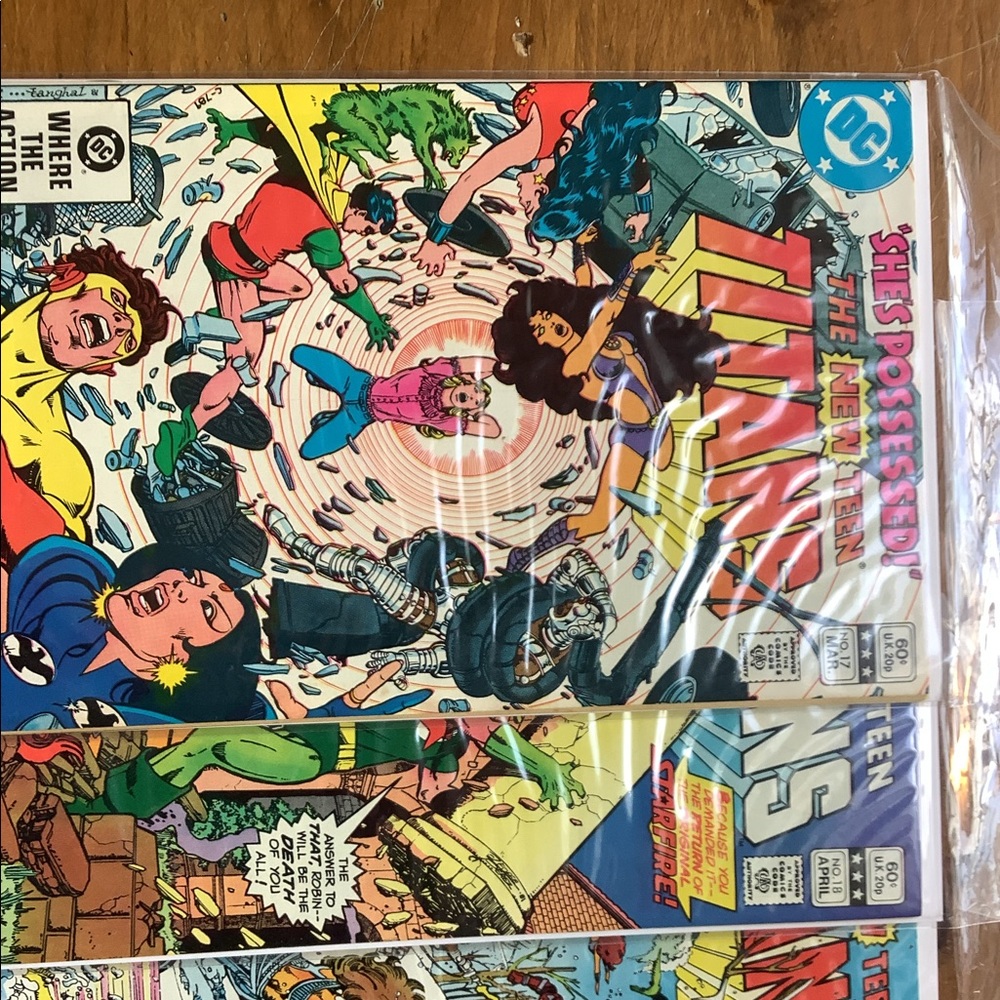 DC “The New Teen Titans” Comics
